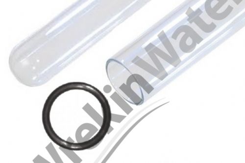 UV120-2BB Quartz Sleeve (163548) O-Rings NOT Included - Domed End QJ23554DE